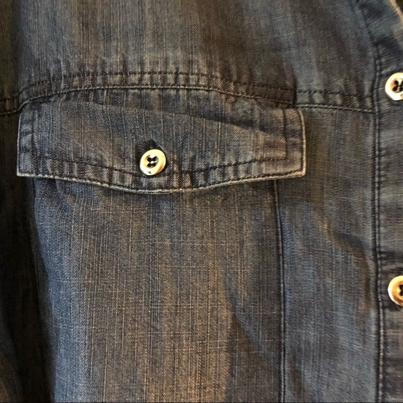 Denim shirt dress NWT - Picture 4 of 10